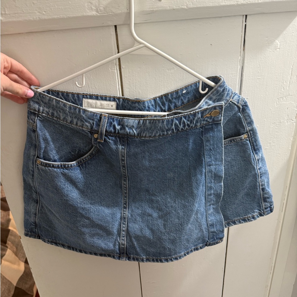 Zara Classic Blue Denim Skirt